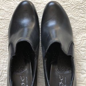 BOC Black Leather Booties